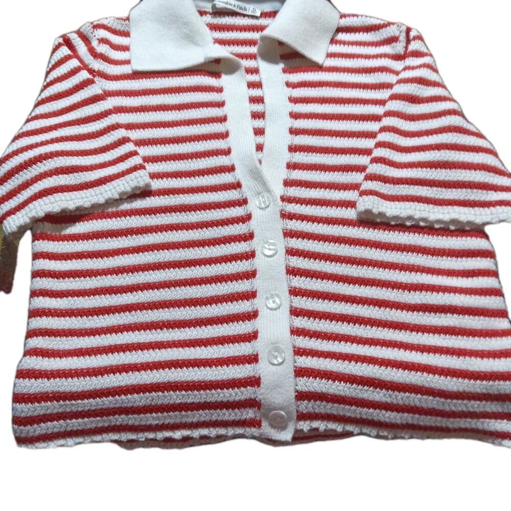 Abercrombie And Fitch Cropped Crocheted Cardigan Top Sz. XS Y2K